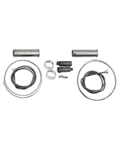 THROTTLE-SPARK SPIRAL KITS with CABLES for 1949 - 1953 Handlebars