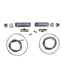 THROTTLE-SPARK SPIRAL KITS with CABLES for 1954 - 1970 Handlebars