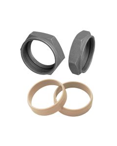 1-7/8" MANIFOLD NUTS with PEEK SEAL RINGS for 1932 - 1973 45 Solo & Servi-Car