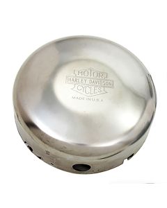 Linkert 6 inch AIR CLEANER w/ "H-D Logo" (Raw)