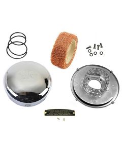 6 inch AIR CLEANER w/ "NEW YORK'S WORLD FAIR" Logo