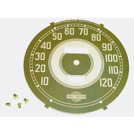 Military Speedometer OEM style SPEEDOMETER FACE for 1941 - 1946 MILITARY (OD Green)