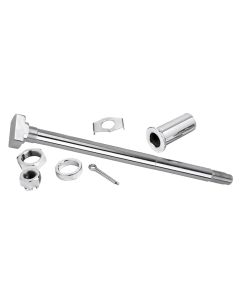 CHROME "Timken" AXLE KIT 1936 - 1957 Harley Big Twins
