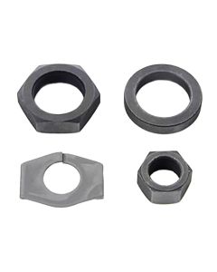 Rear Axle NUTS, SPACER, LOCK Set for 1936 - 1972 Big Twins