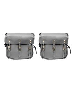 WW2 style "WLA Military" SADDLEBAGS (Black)