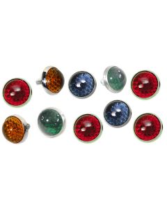 "GLO-BRITE" GLASS REFLECTORS for Saddle Bags