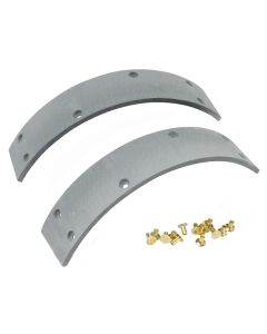 BRAKE LINING SET for Rear Brake Shoes 1937 - 1957