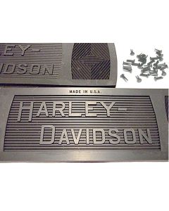 1914 - 1939 Foot Board "H-D Logo" RUBBER MATS (USA)