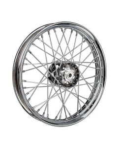 18 inch Star Hub WHEEL with BLACK HUB & CHROME RIM