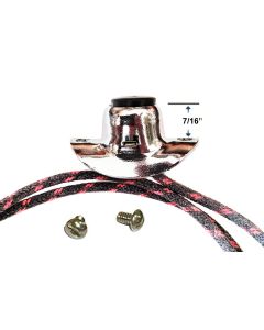Short BUTTON SWITCH with ONE WIRE (Chrome)