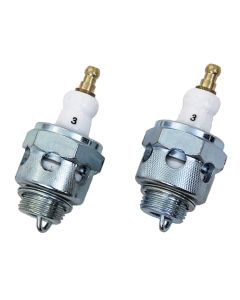 Vintage style 18mm #3 SPARK PLUGS (Globe)