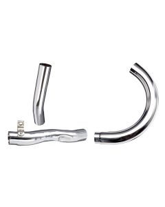 3 pc UL PIPE SET for 1937 - 1940 (Chrome)