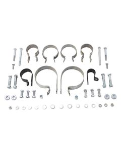MUFFLER-EXHAUST CLAMP SET for Dual Exhaust 1958 - 1965 Pan