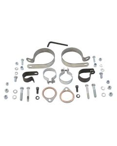 MUFFLER-EXHAUST CLAMP SET for Dual Exhaust 1966 - 1969 Shovel