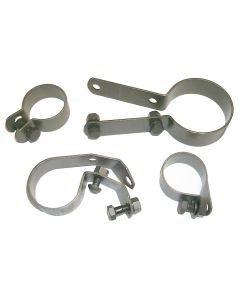 MUFFLER-EXHAUST CLAMP SET with HARDWARE for 1932 - 1952 45 Solo