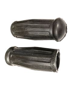 Budget BLACK RUBBER GRIPS 1935 - 1948 "Harley-Davidson"