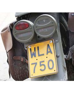 WLA TAIL LIGHT BRACKET with TAILIGHTS