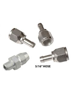 WR FLEX HOSE FITTING for H-D 9/16-24 Flare (5/16" Hose)