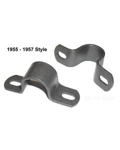 U-CLAMPS for Rear Fender Mounting 1955 - 1957 Pan