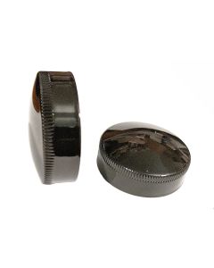 "Eaton" GAS CAPS for 1936 - 1941 Knuckle & UL (Ring Black) 