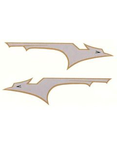 "Bird" DECALS for 1933 Gas Tanks (GRAY)