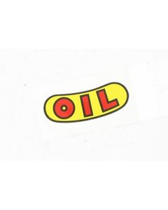 "OIL" DECAL for 45 Oil Tank Cap