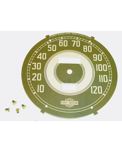 OEM style SPEEDOMETER FACE for 1941 - 1946 MILITARY (OD Green)