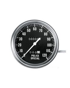 SPEEDOMETER 120 mph POLICE SPECIAL