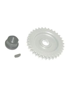 NUT w/ KEY for 45 Motor Sprocket - WR race type