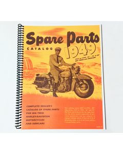 SPARE PARTS CATALOG for Harley 1937 - 1949 Big Twins