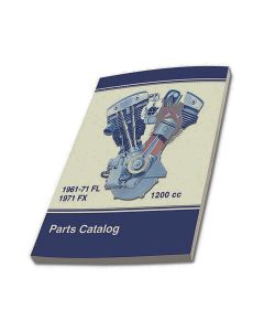 SPARE PARTS CATALOG for Harley 1961 - 1971 Pan & Shovel