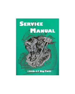 Deluxe SERVICE MANUAL for Harley 1940 - 1947 Big Twin