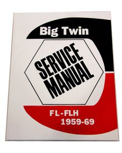 REPAIR - SERVICE MANUAL for Harley 1959 - 1969 Pan & Shovel