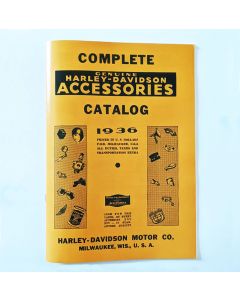 Harley Factory ACCESSORIES CATALOG - 1936