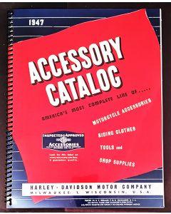 Harley Factory DEALERS ACCESSORY CATALOG - 1947