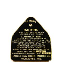 WW2 CAUTION TAG for XA Gas Tanks