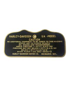 WW2 CAUTION TAG for UA Gas Tanks