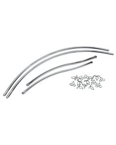 Stainless SIDE TRIM for REAR Springer Fender