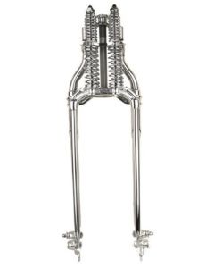 "Inline" SPRINGER FORKS 4" longer (Chrome)