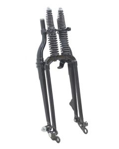 SPRINGER FORK assy - Replica "INLINE" for Servi-Car, WLC, or 45 solo BLACK