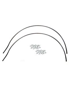 Stainless SIDE TRIM Set for Servi-Car Rear Fenders