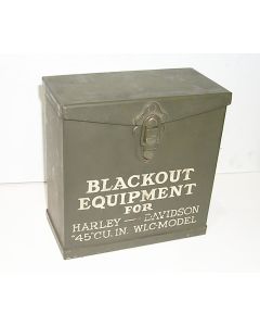 NOS - WW2 BOX for Black-Out Light Spares