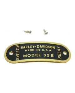 IDENTIFICATION TAG for 32E Generator 1932 - 1941