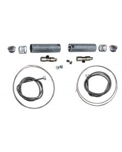 THROTTLE-SPARK SPIRAL KITS with CABLES for 1954 - 1970 Handlebars