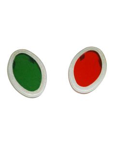 CAT-EYES with Green & Red Lens 1939 - 1946 Dash Cover (Cadmium)
