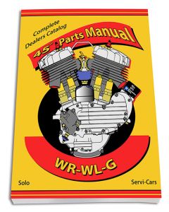 SERVICE & SPARE PARTS CATALOG for Harley 45 Solo & Servi-Car